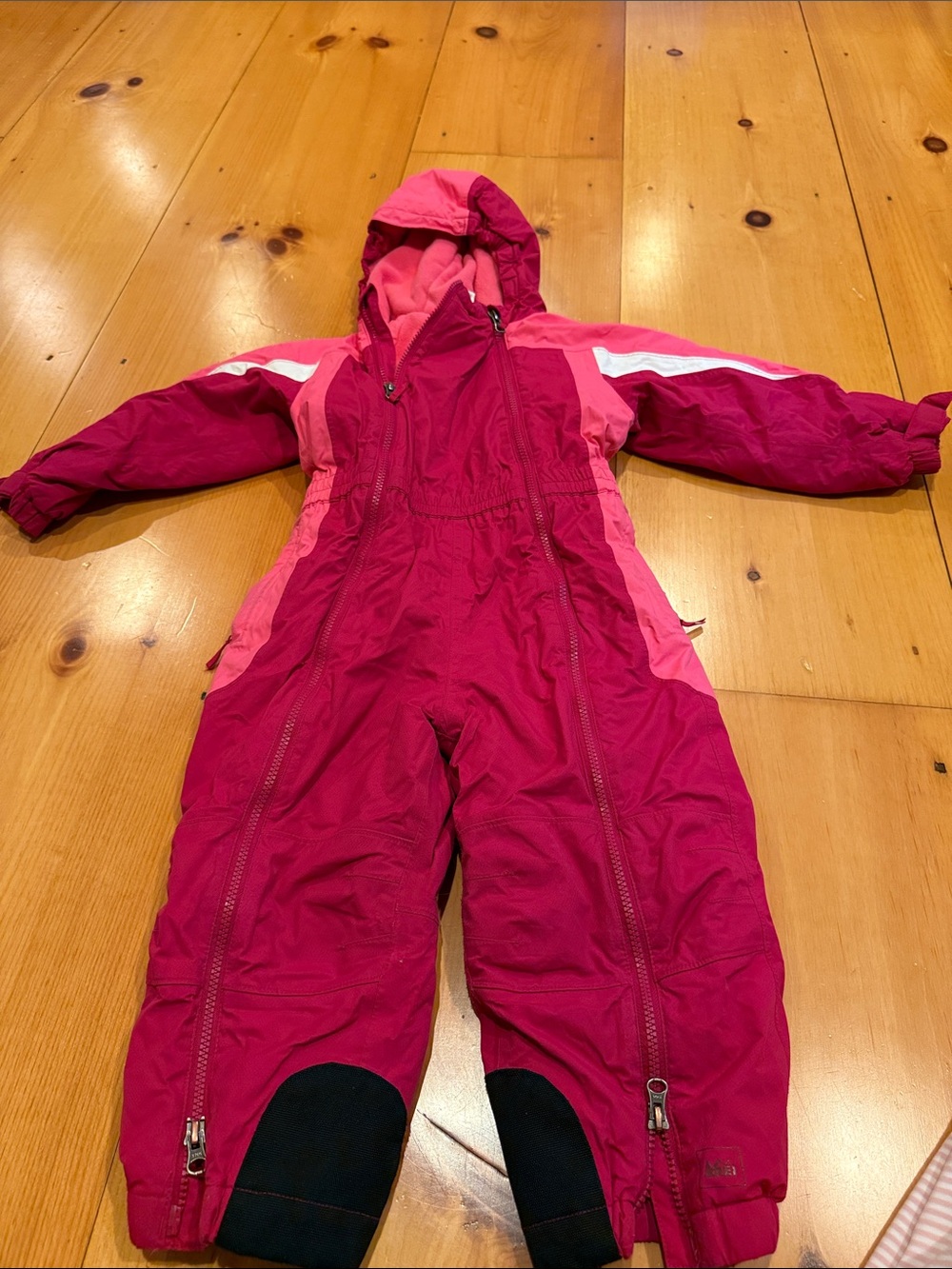 REI Kid's Pink and Coral Snowsuit
